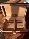 Cigar Humidor Box With Digital Hygrometer And Spanish Cedar Divider