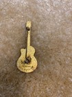 Hard Rock Cafe Early Fc Parry No Name White Guitar Pin Very Rare