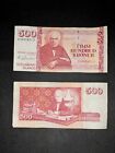 Iceland 500 Kronur Banknote Jon Sigurdsson Valid Currency Circulated 2001