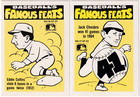 1986 Fleer Toronto Blue Jays Logo Stickers 2-card Lot Collins chesbro Back