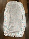 Vintage 90s Pastel Teddy Bear Crib Sheet Fabric Polka Dot Baby Toddler Bed