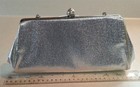 Vintage Silver Clutch Purse 1960s