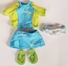 American Girl 18  Doll 6 Outfit Lot Sleepover   Wildflower Pjs Sapphire Party  