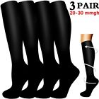 20-30mmhg Medical Grade Compression Socks Men Women Knee High Support Stockings