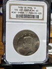 Rare Ngc Ms65 1974 Philippines Piso Mint Error 15  Off Center Ms65 7000235-025