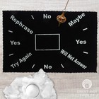 New Plain Pendulum Mat  8x12 Inches  Fabric Cloth Dowsing Map Divination Grid