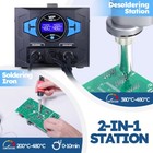 Wep 948d-iii 110w Desoldering Station Soldering Iron Kit Suction Tin Gun Tool
