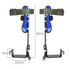 Adjust Tree pole Climbing Spike Set 2 Gear Safety Belt Rope Lanyard W  Carabiner