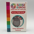 Sense   Grow Sensory Flash Cards - Animals   Numbers   Words   Shapes Lot Of 4