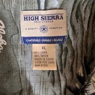 High Sierra Mens Xl Aloha Hawaii Palm Tree Hawaiian Shirt Linen Rayon