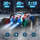 Remote Control Car  2 4ghz Glow-up Rc Cars With Body Lights   Headlights  2 Rech