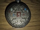 Vintage Soviet Ussr Russia Pocket Watch Molnija Imperial Double-headed Eagle 70 