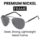 Aviator Style Retro Sunglasses Gradient Lens Men s Or Women s Uv400 Protection