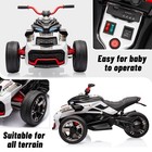 12v Kids Ride On Toy Electric Power Wheels Car Jeep 4mph W  3 Wheelers Jeep Led