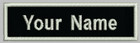 Custom Embroidered Name Text Patch Military Rectangular 3  To 6  X 1  Tag Label