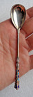 19th Century Russian Imperial Solid Silver   Cloisonne Enamel Gilded Spoon