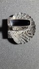 Antique Sterling Silver Art Nouveau Table Match Box Holder   Shell Ash Tray