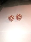 Rare Vintage Gaffed Cheaters 6-5-4 Matched Pair Dice  Orange   735   