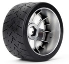 Powerhobby 1 8 Gripper Front Rear 42 54 100 Belted Tires Chrome V2 Arrma Limitle