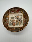 Antique Japanese Satsuma Signed Porcelain Bowl W  Women   Children Decoration