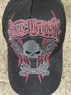 Vintage Harley-davidson Motorcycle Hat Skull Flames   Snakes Size Large