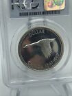 1967 Canada 1  Silver Dollar Coin Pcgs Pl66 Partial Diving Goose 15 - 30 Degrees