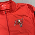 Tampa Bay Buccaneers Jacket Mens L Red Nfl Football Nike On Field Windbreaker