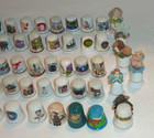 82 Vintage Sewing Thimbles Lot