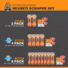Razor Blade Scraper Tool  2 Pack Razor Scraper Set With Extra 80pcs Razor Blades