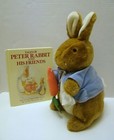 Vtg Beatrix Potter 15    Peter Rabbit Stuffed Animal Plush Bunny Nwt Eden   Book