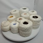 Lots   Lots -49 Skeins Of Crochet Tread  5 Lbs   New  used  Weight   Colors Vary
