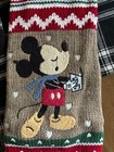 Nwt-pottery Barn Kids Disney Mickey Mouse Fair Isle Christmas Stocking-no Mono