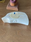 Rare Alaskan Inuit Carved Polar Bear Keepsake Box   