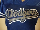 Los Angeles Dodgers Women   s Glitter Baseball Jerseys In Multiple Colors sizes