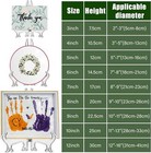 6 Pack 8 Inch Clear Plastic Easels Plate Stand Holders Picture Display For Table
