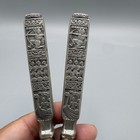 Heilag Olav Og Hans Menn Tinn Norway Pewter Nut   Shell Cracker Vintage 
