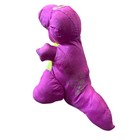 Vintage Fisher-price Purple Dinosaur Roaring Nylon Parachute 16    Plush Toy 1992
