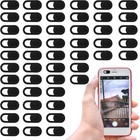 50 Pcs Black Ultra-thin Webcam Cover Slide  Laptop Camera Privacy Protectors