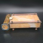 Sue Rioux  chardonnay  Two   Three Mirror Stained Glass Oil Cell Kaleidoscope