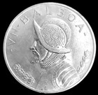 1947 Silver Panama 1 Balboa Lady Liberty Coin Mint State Condition