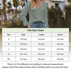 Women s Lace Trim V   neck Blouse Long Flare Sleeve Textured Shirt Loose   fit Tops