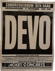 Devo Flyer  november 21  1978 At The Congresgebouw - Netherlands 