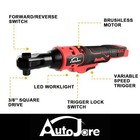 3 8  Electric Cordless Ratchet Wrench For Milwaukee 18v Battery 65 Ft-lbs