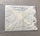 Great Britain 1945 Censor Cover   Kgvi  sg466  6  Frank  es Perfin   Via Clipper