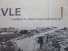Vintage Map Of Gavle  Sweden Brochure With Points Of Interest   Large Map -e9c