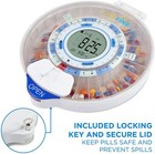 Livefine Smart Wifi 28-day Automatic Pill Dispenser With Locking Key  Clear Lid