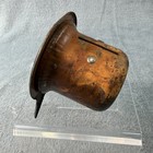 Vtg Round Safe Thrift Bank For Coins Pressed Metal Combination Lock Antique Rare