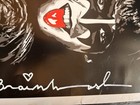 Beatles Kiss-style Faces Poster Wall Art Print   22 X 22 In  Signed By Artist