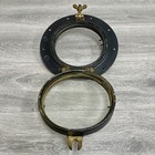 Solid Brass Ships Porthole Vintage Nautical Mirror Frame Window Salvage Gift