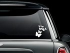 Butterflies Die Cut Vinyl Car Truck Van Window Decal Bumper Sticker Us Seller